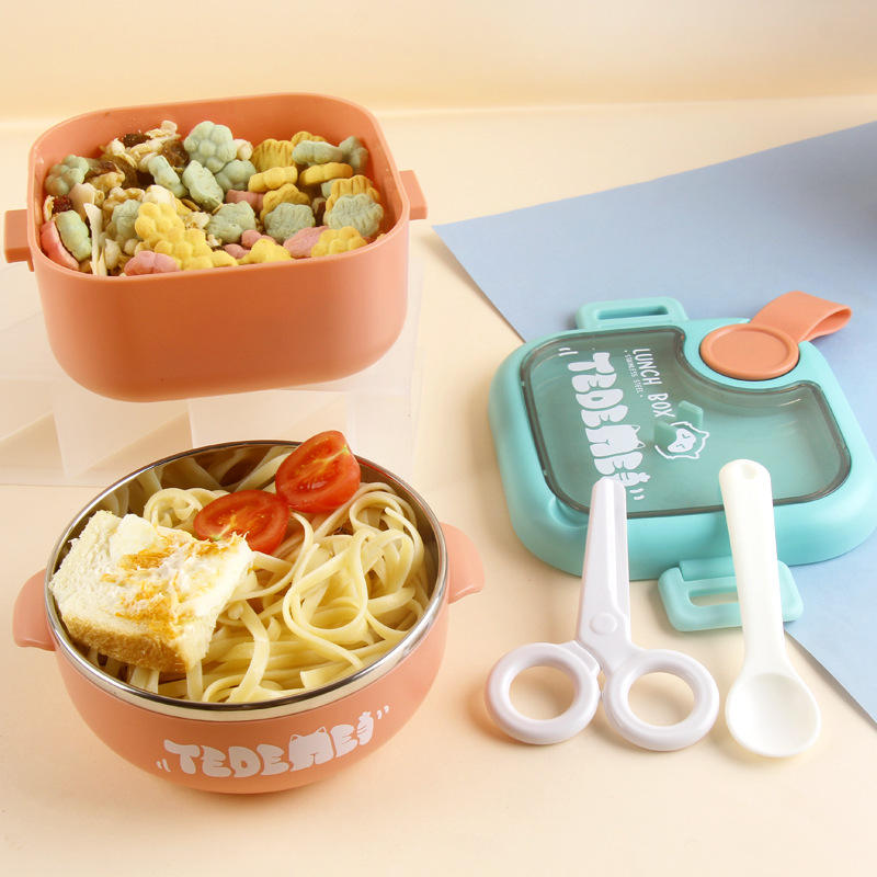 Mini Muffets Multipurpose Single Bowl Lunch Box – Compact Fruit & Food Container for Kids & Adults
