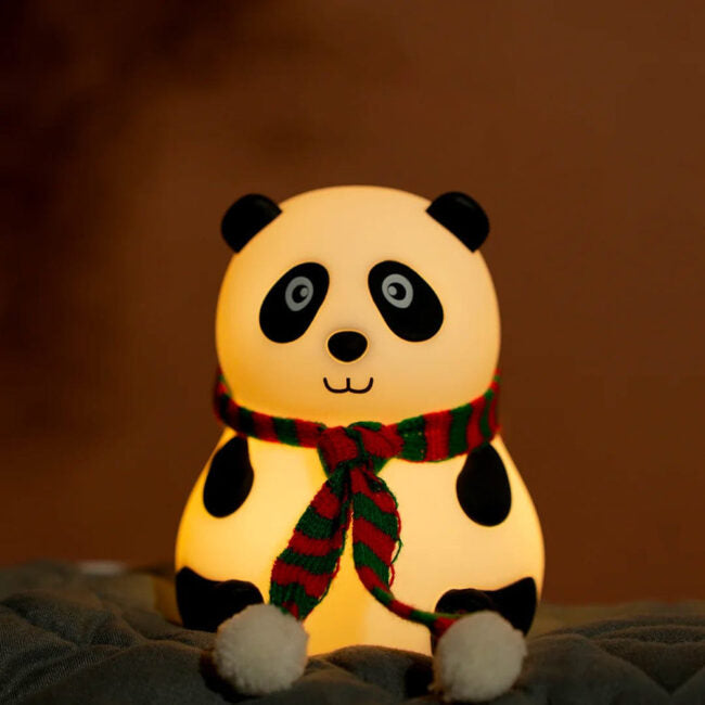 Mini Muffets Touch Silicone Panda Light – Night Light for Kids, Girls & Boys
