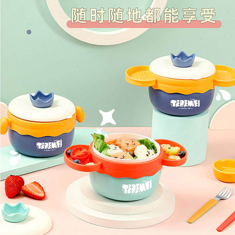 Mini Muffets Multipurpose Lunch or Fruit Box with Double Layer Partition – Durable, Leak-Proof & Portable Food Container