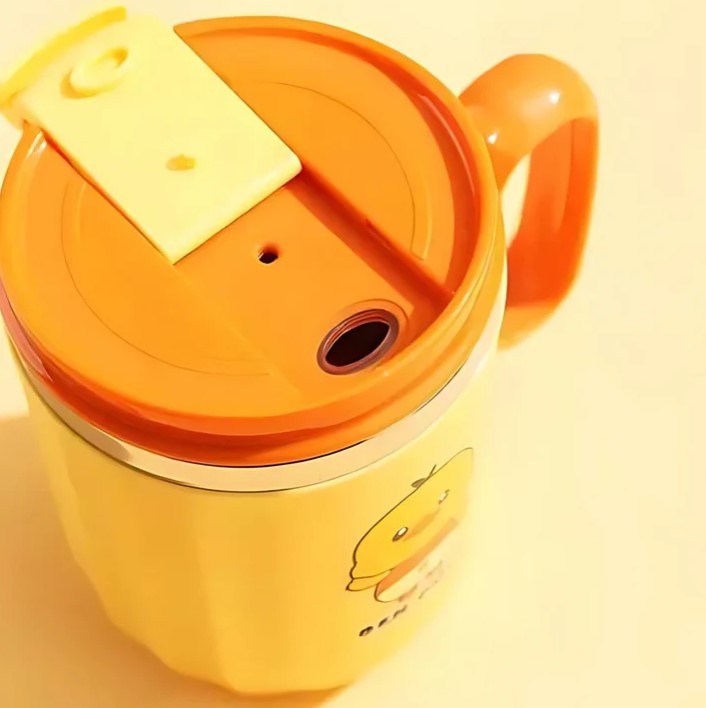 Mini Muffets Cute Duck Insulated Multipurpose Stainless Steel Mug