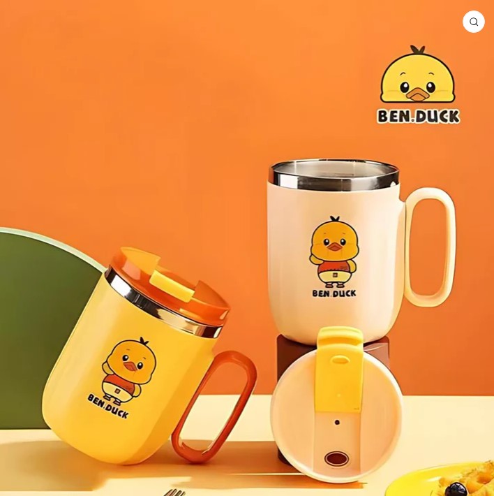Mini Muffets Cute Duck Insulated Multipurpose Stainless Steel Mug