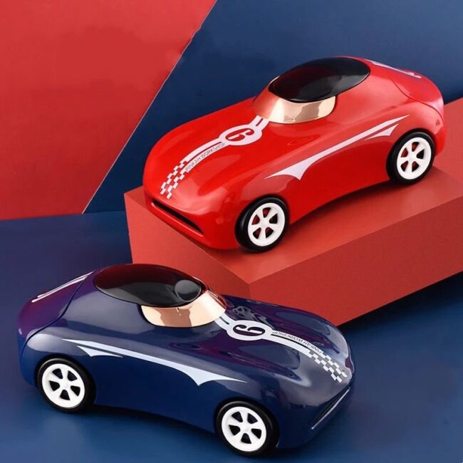 Mini Muffets Car Shaped 280ml Leak Proof Plastic Sipper Water Bottle BPA Free - 280 ML