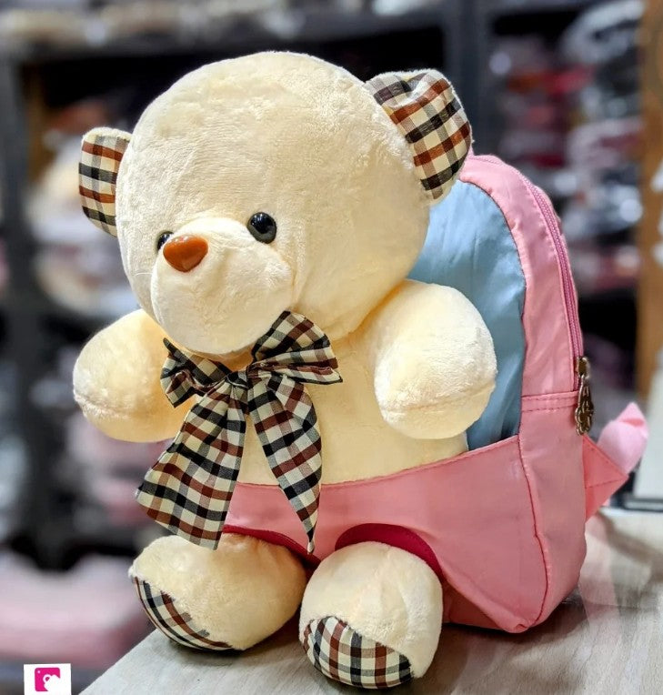 Mini Muffets Cute Teddy Print Kids Picnic Bag