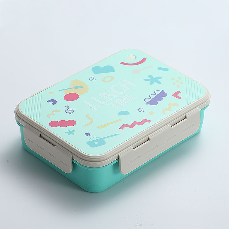 Mini Muffets 4 Compartments Lunch Box with Container – Leak-Proof Tiffin for Adults &amp; Kids
