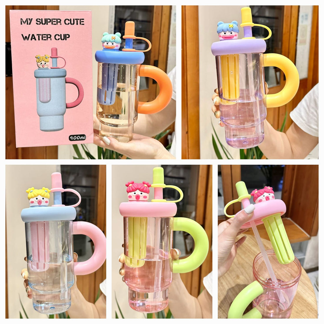 Mini Muffets Super Cute Water Cup Bottle for Adults &amp; Kids – 1 Litre Capacity