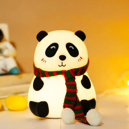Mini Muffets Touch Silicone Panda Light – Night Light for Kids, Girls &amp; Boys