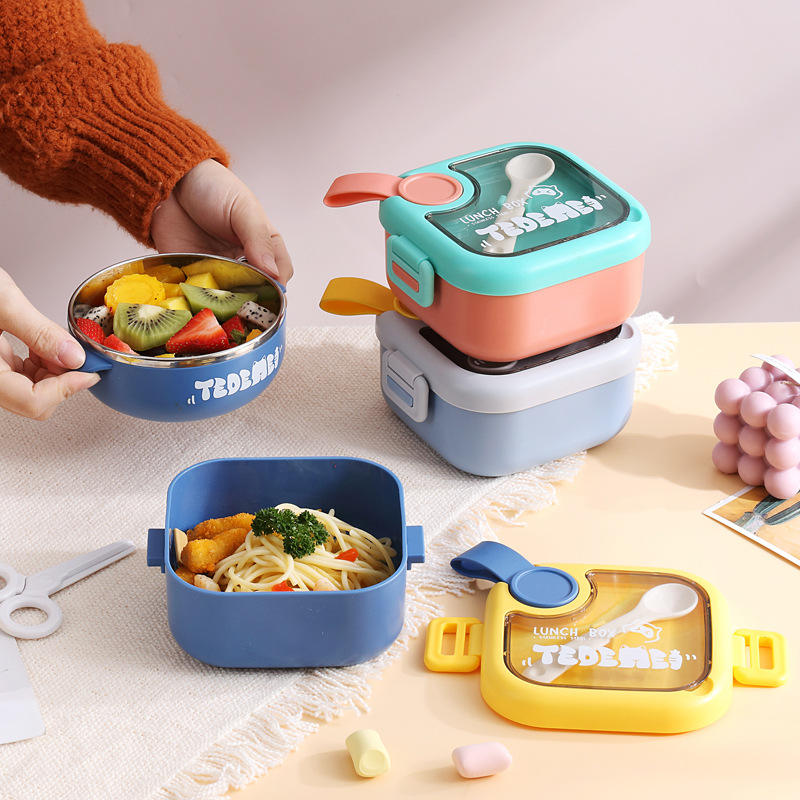 Mini Muffets Multipurpose Single Bowl Lunch Box – Compact Fruit &amp; Food Container for Kids &amp; Adults