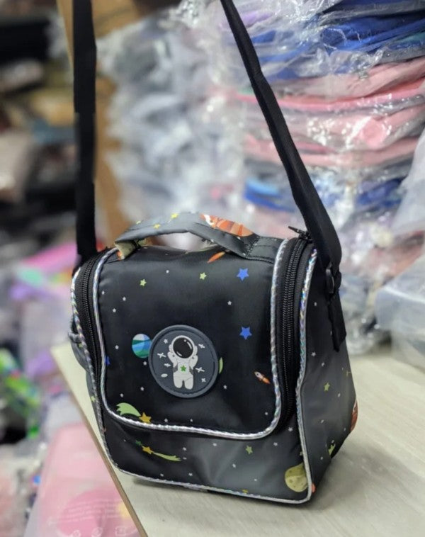 Mini Muffets Multipurpose Lunch Box Sling Bag for Kids