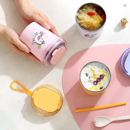 Mini Muffets Cartoon Printed Stainless Steel Multipurpose Cup Mug ( 530ml )