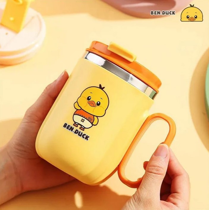 Mini Muffets Cute Duck Insulated Multipurpose Stainless Steel Mug