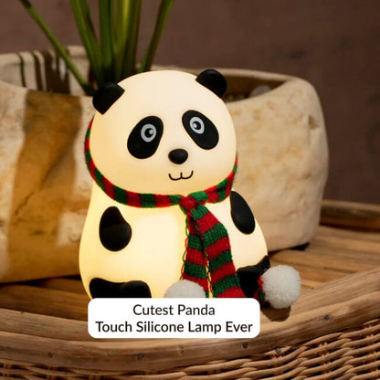 Mini Muffets Touch Silicone Panda Light – Night Light for Kids, Girls &amp; Boys