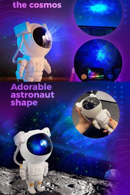 Mini Muffets Astronaut Light Projector – 360° Galaxy Star Projector with Timer &amp; Remote Control, Ideal for Bedroom, Home Decor &amp; Parties