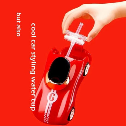Mini Muffets Car Shaped 280ml Leak Proof Plastic Sipper Water Bottle BPA Free - 280 ML