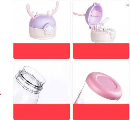Mini Muffets Cartoon Print Plastic Sipper 500 ML BPA Free