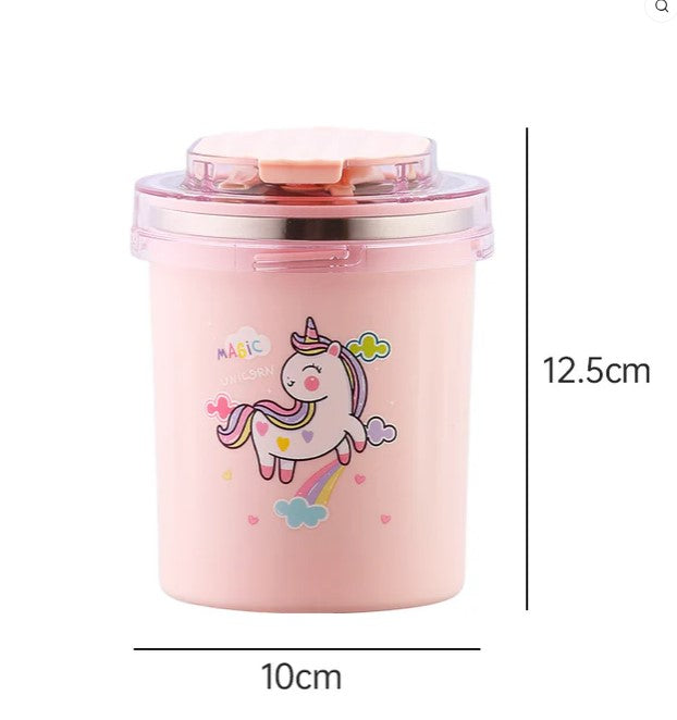 Mini Muffets Cartoon Printed Stainless Steel Multipurpose Cup Mug ( 530ml )