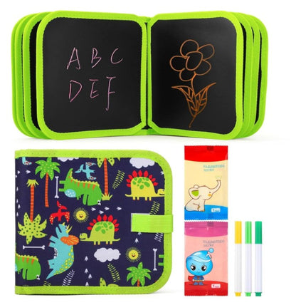 Mini Muffets Erasable Doodle Book for Kids with Watercolor Pens &amp; Reusable Pads