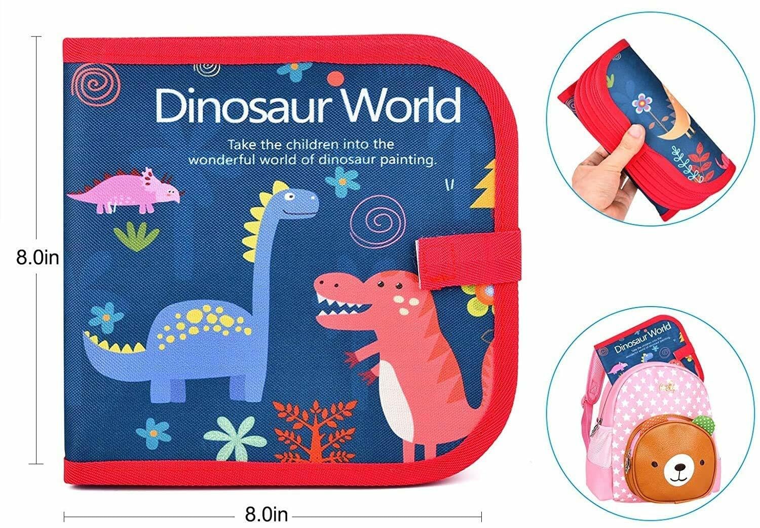 Mini Muffets Erasable Doodle Book for Kids with Watercolor Pens &amp; Reusable Pads